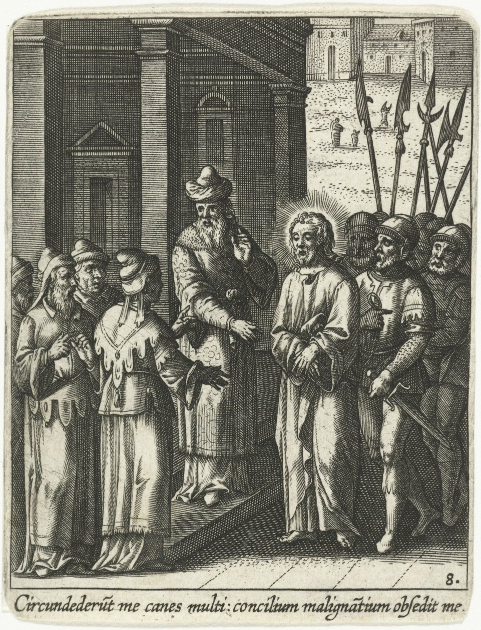 Christus voor Pilatus door Adriaen Collaert