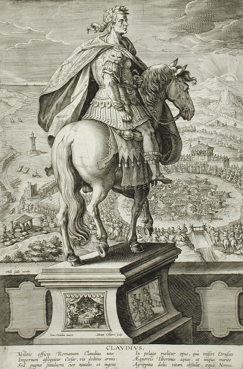 Claudius door Adriaen Collaert