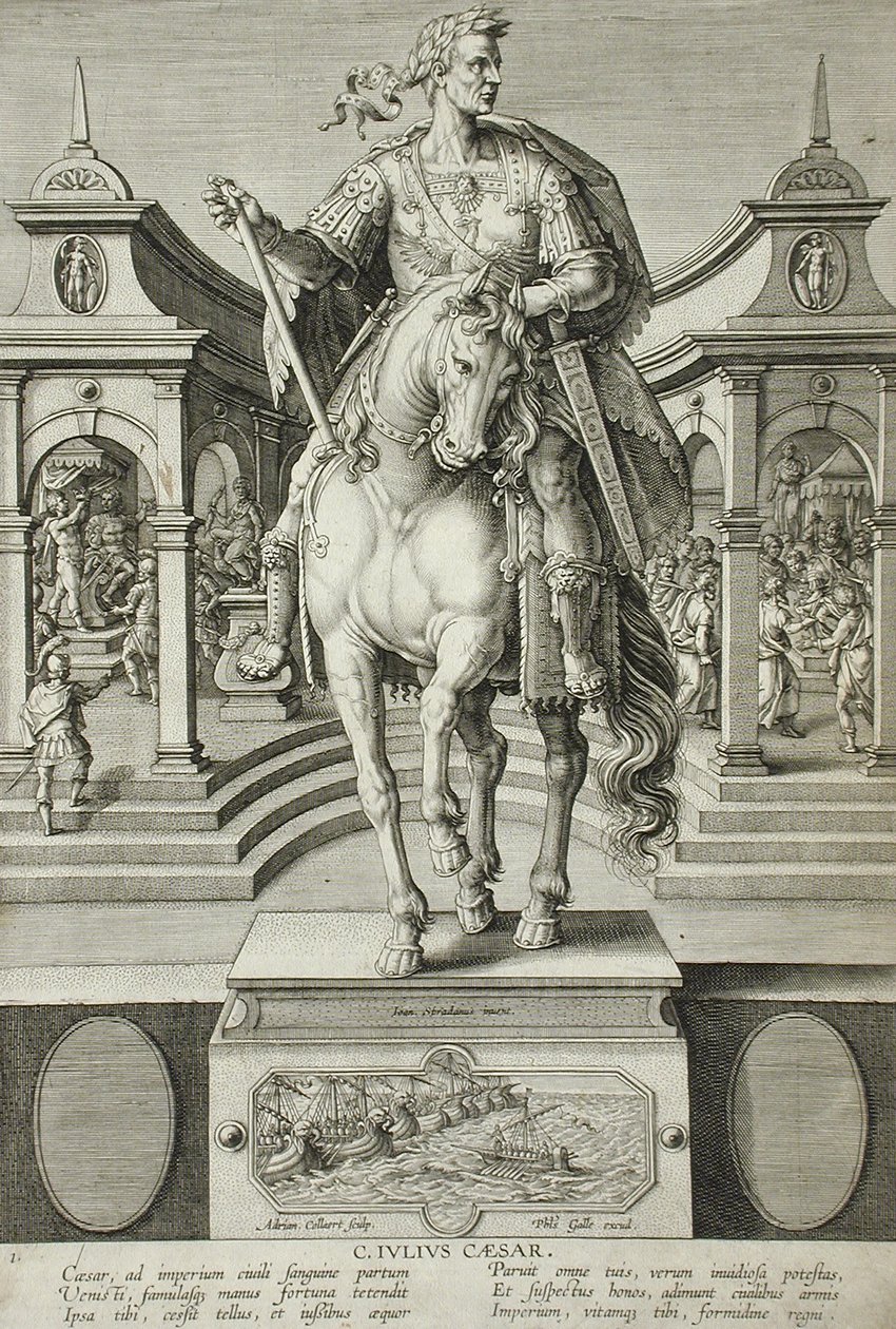 Julius Caesar door Adriaen Collaert