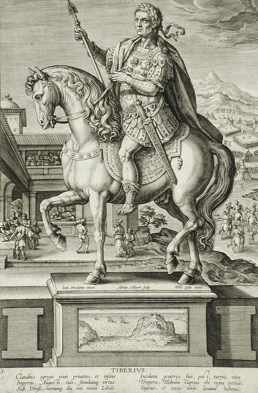 Tiberius door Adriaen Collaert