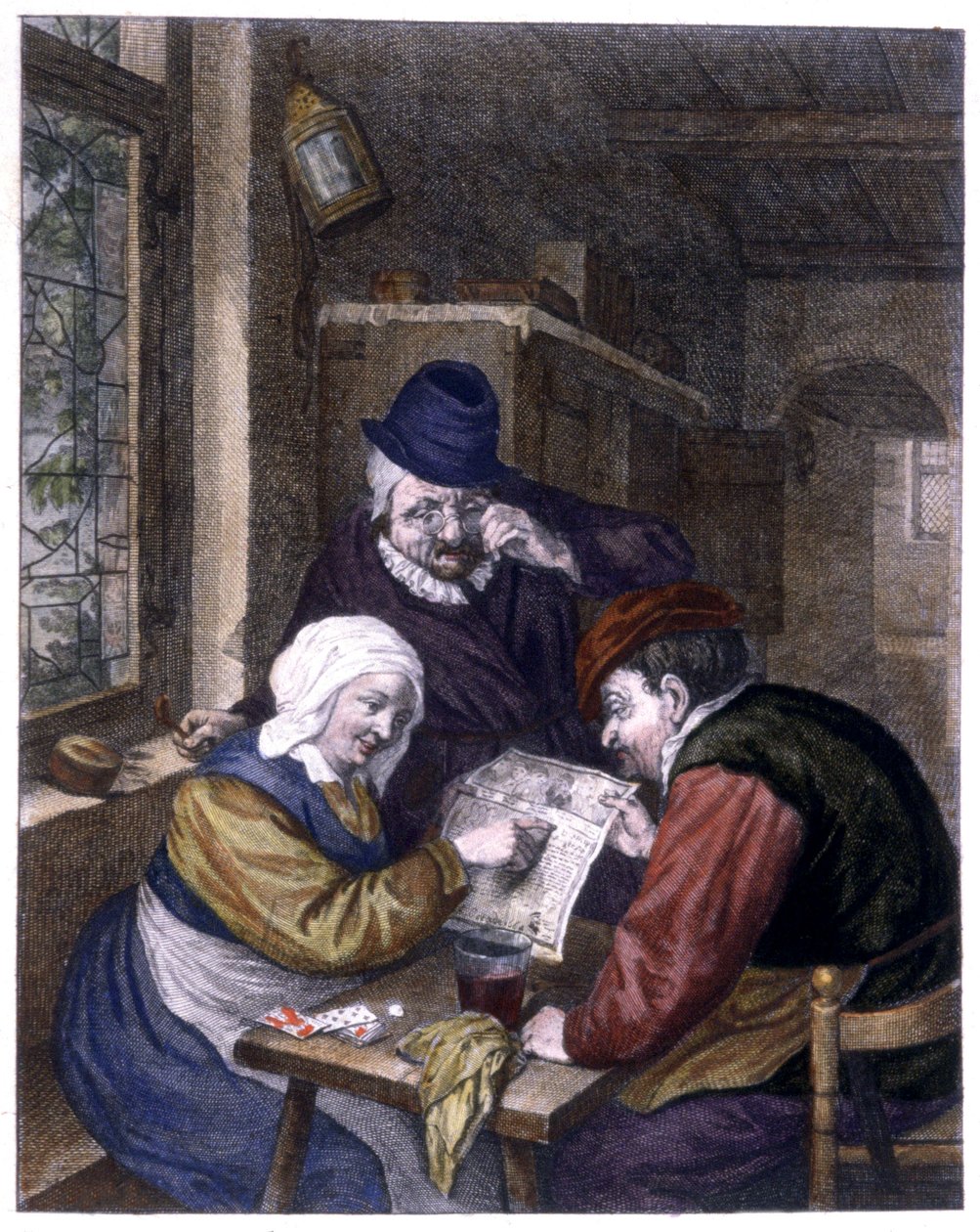Bij de astroloog door Adriaen Jansz. van Ostade