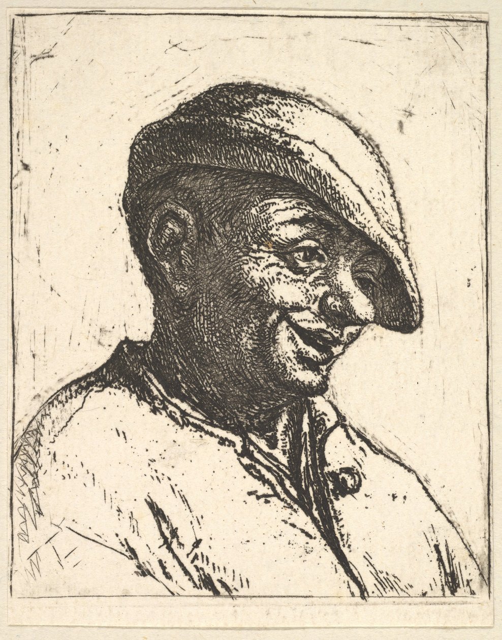 Lachende Boer, 1610-85 door Adriaen Jansz. van Ostade