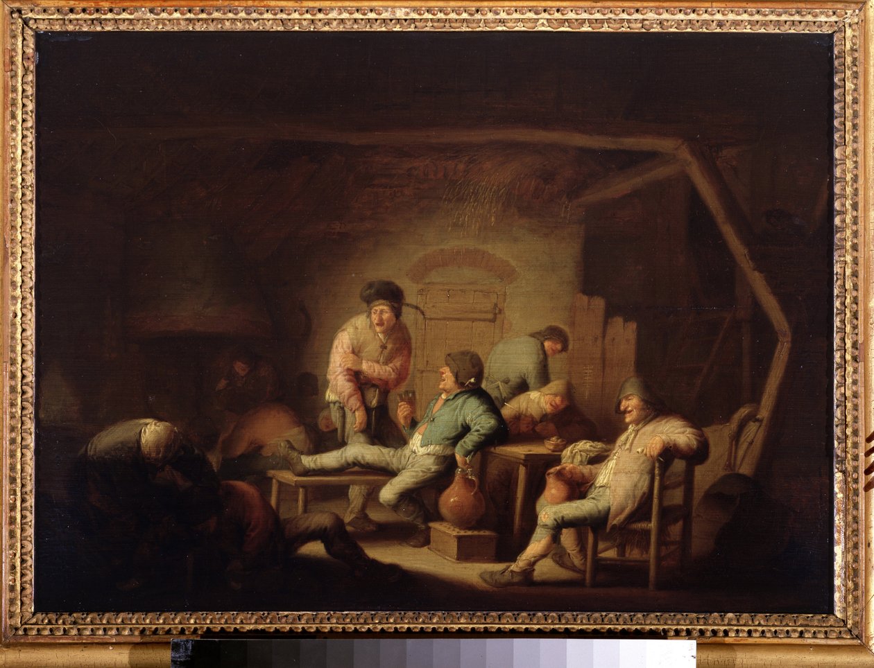 Herbergscène door Adriaen Jansz. van Ostade