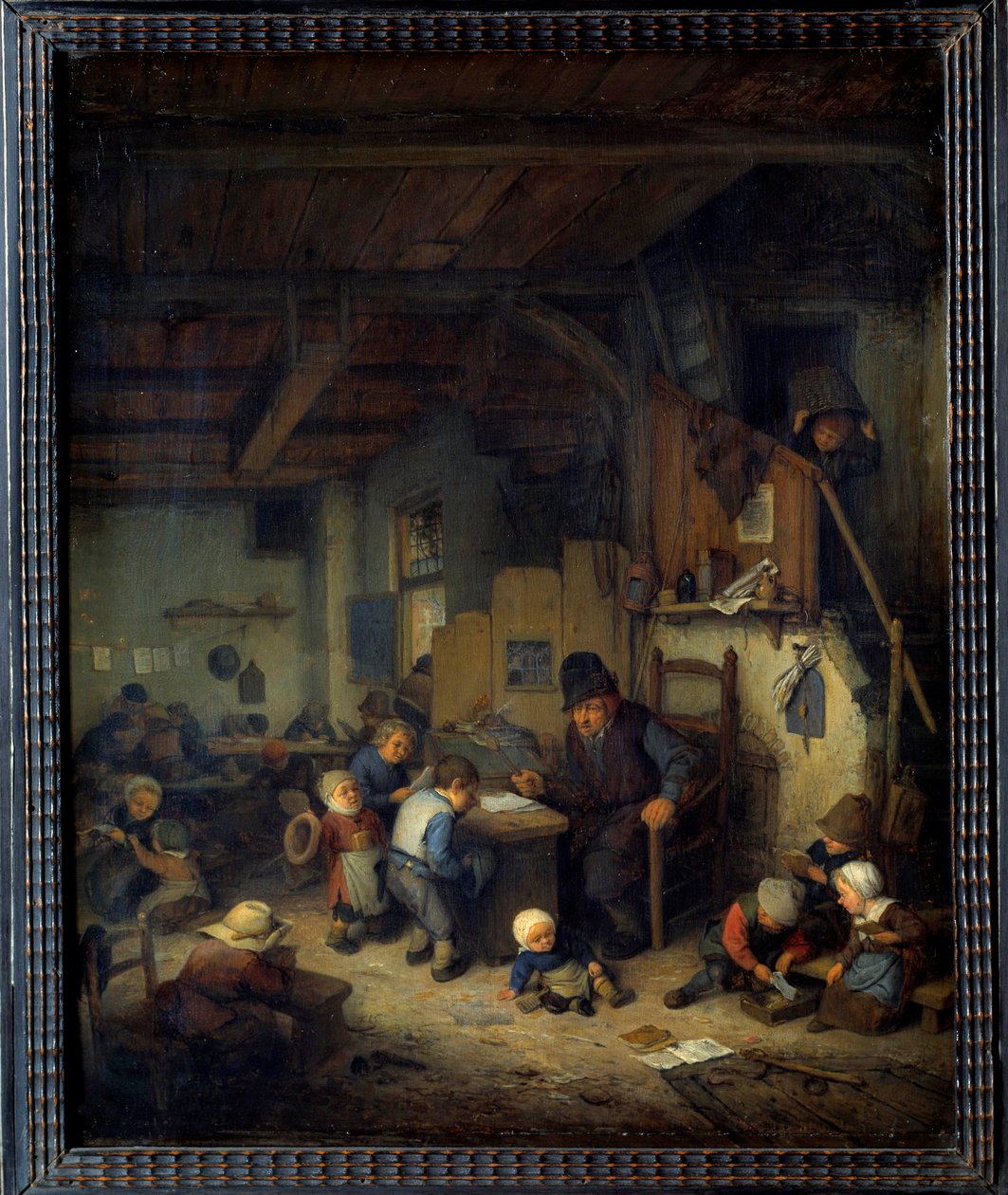De schoolmeester door Adriaen Jansz. van Ostade