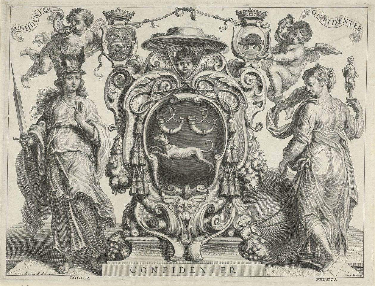 Wapenschild van Antonius Triest door Adriaen Lommelin