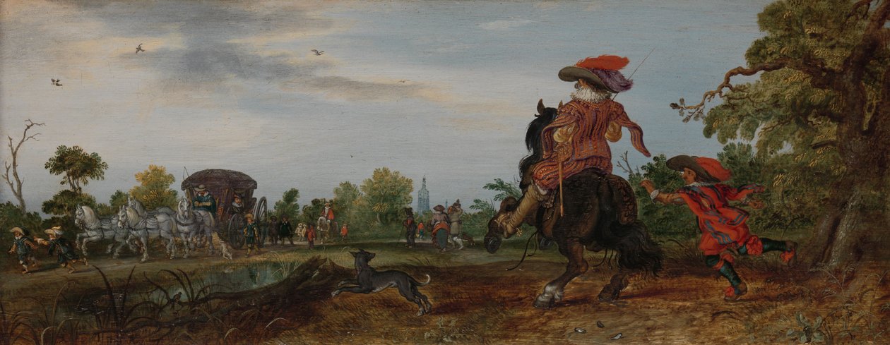 Zoemer door Adriaen Pietersz. van de Venne