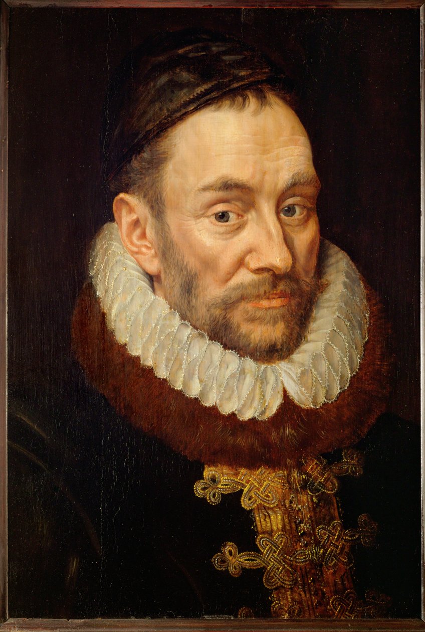 Willem van Oranje De zwijgzame vader van Nederland als leider van de opstand tegen Spanje ... (olieverf op eikenhout) door Adriaen Thomasz Key