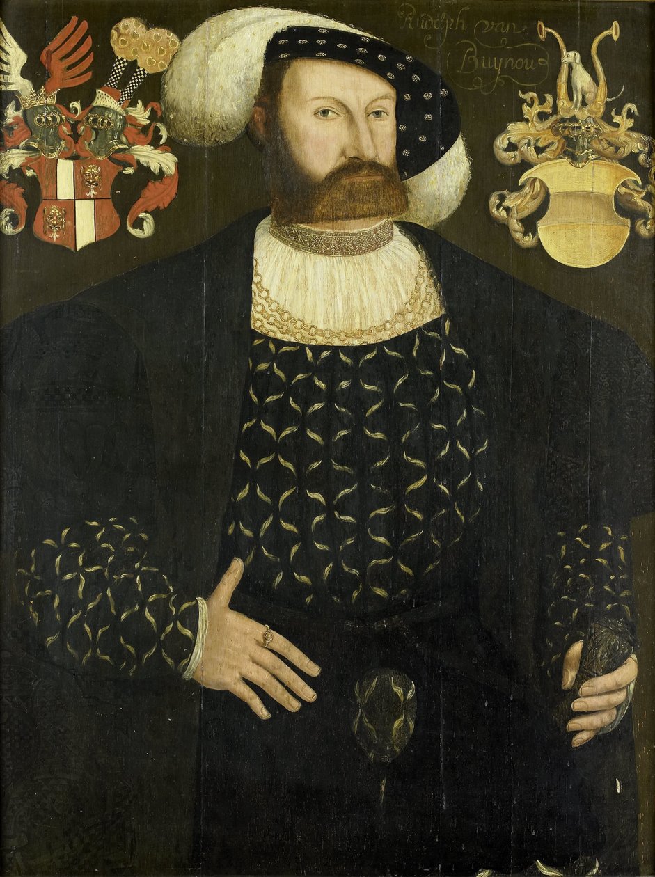 Vermoedelijk postuum portret van Rudolph van Buynou (gest. 1542), hoogbaljuw van Stavoren en 