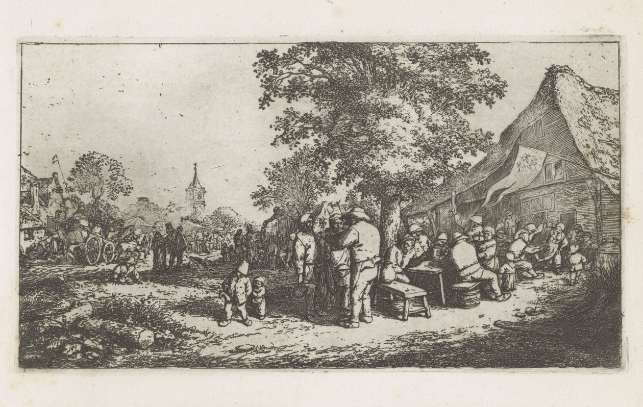 Boerenkermis door Adriaen van Ostade