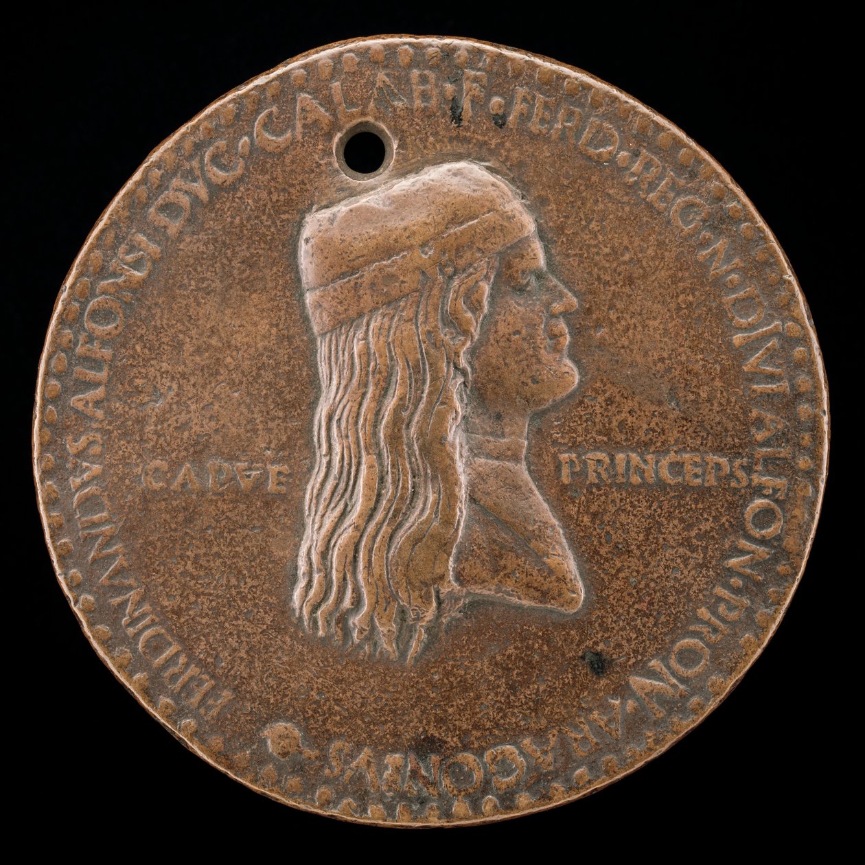 Ferdinand II van Aragon, overleden 1496, Prins van Capua en Koning van Napels door Adriano Fiorentino