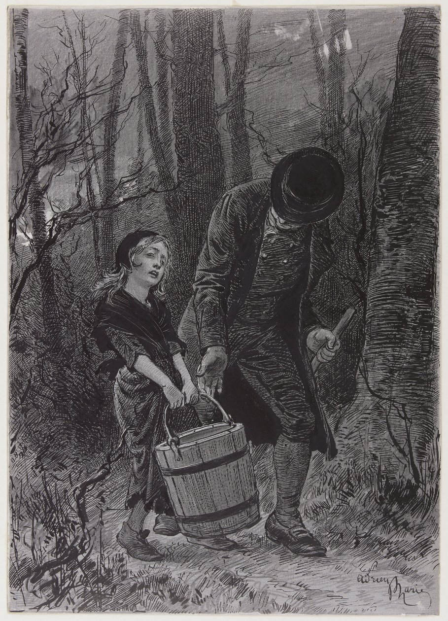 Vervulling van de belofte aan de dode vrouw door Adrien Marie