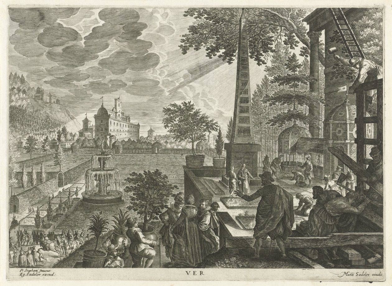 Lente door Egidius  Sadeler (II)