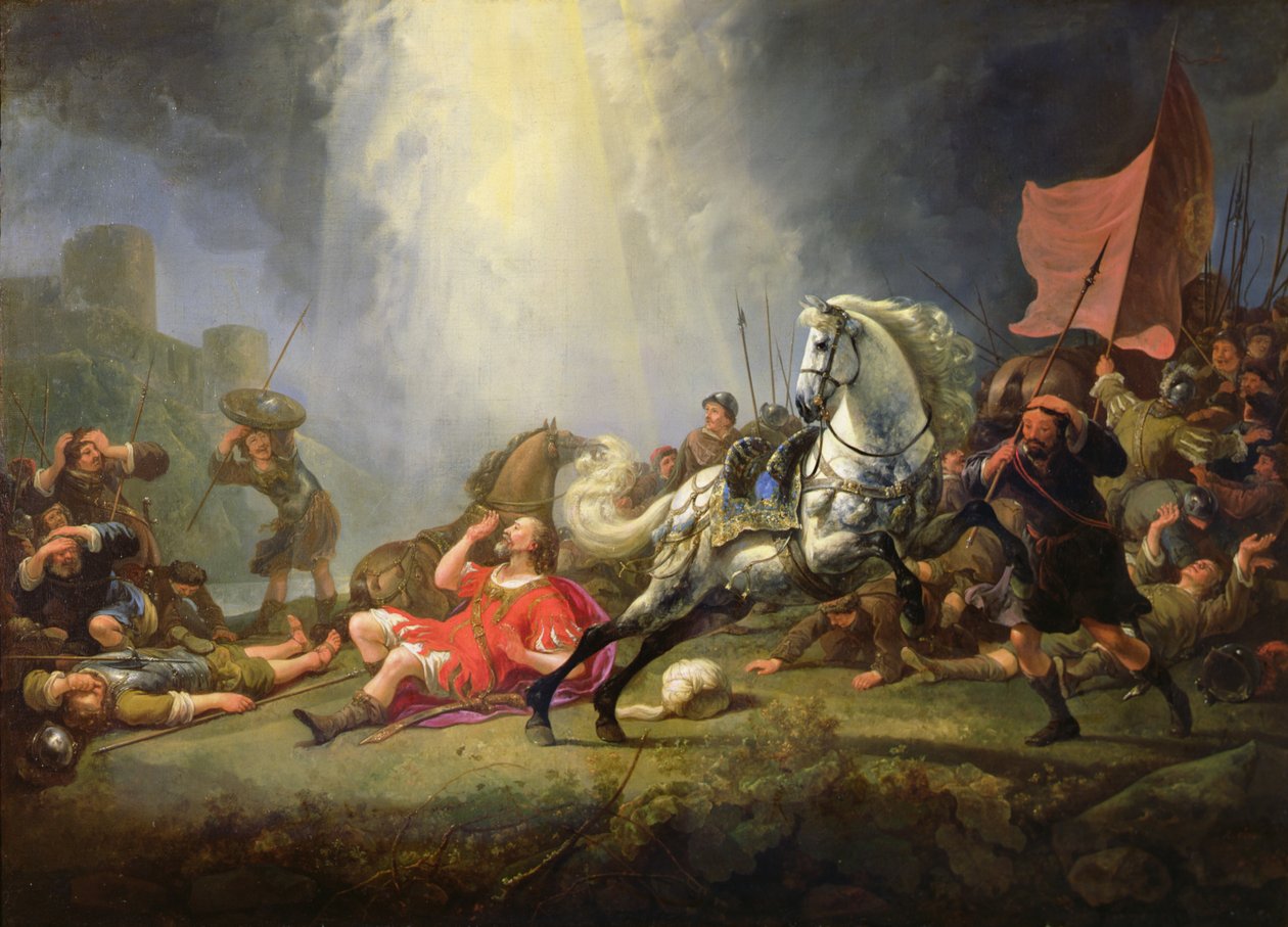 De Bekering van St. Paulus of, De Weg naar Damascus door Aelbert Cuyp