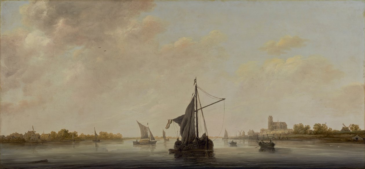 Een uitzicht op de Maas bij Dordrecht, ca. 1645-46 door Aelbert Cuyp
