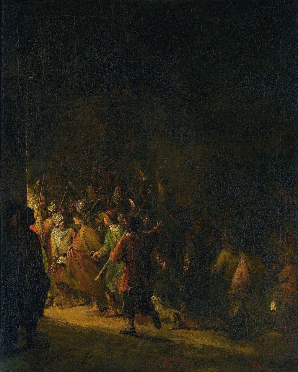 De arrestatie van Christus door Aernt de Gelder