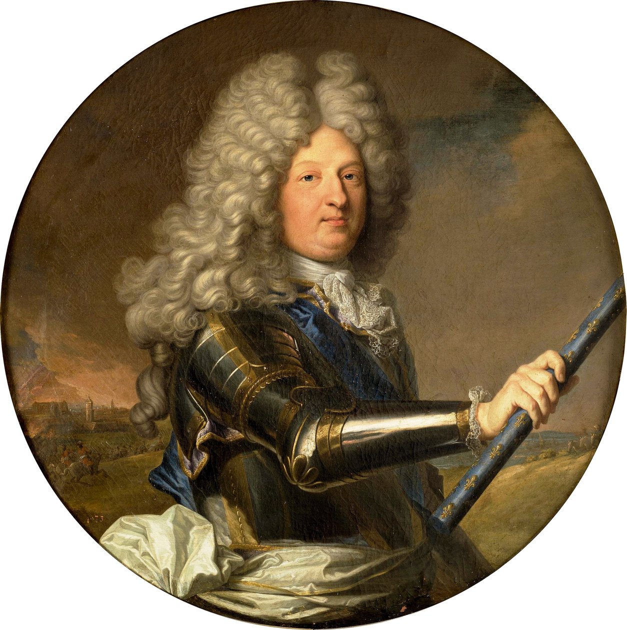 Spaans:  Luis de Francia el Gran Delfín Portret van Lodewijk van Frankrijk, Groot-Dauphin door After Hyacinthe Rigaud