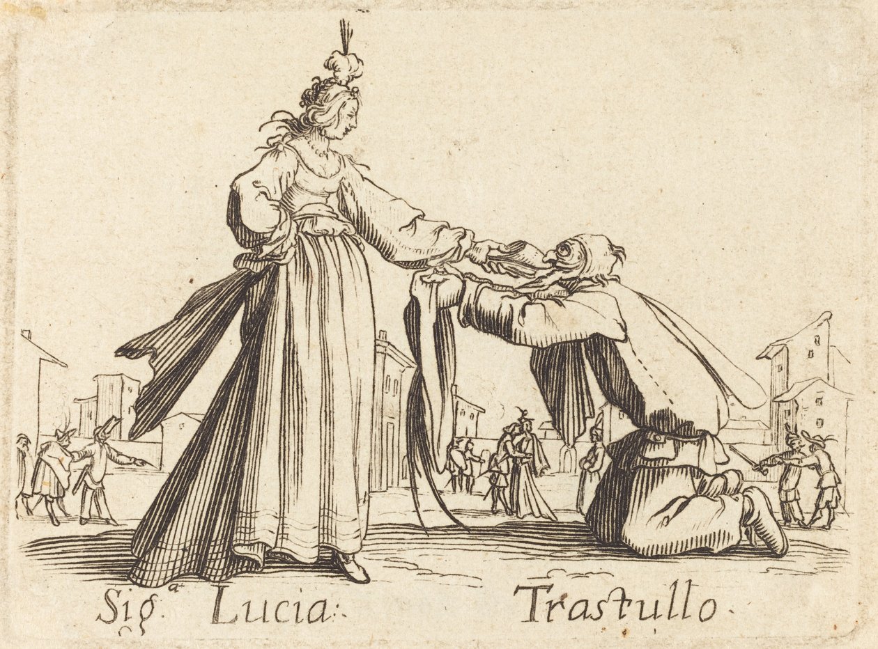 Signa. Lucia en Trastullo door After Jacques Callot
