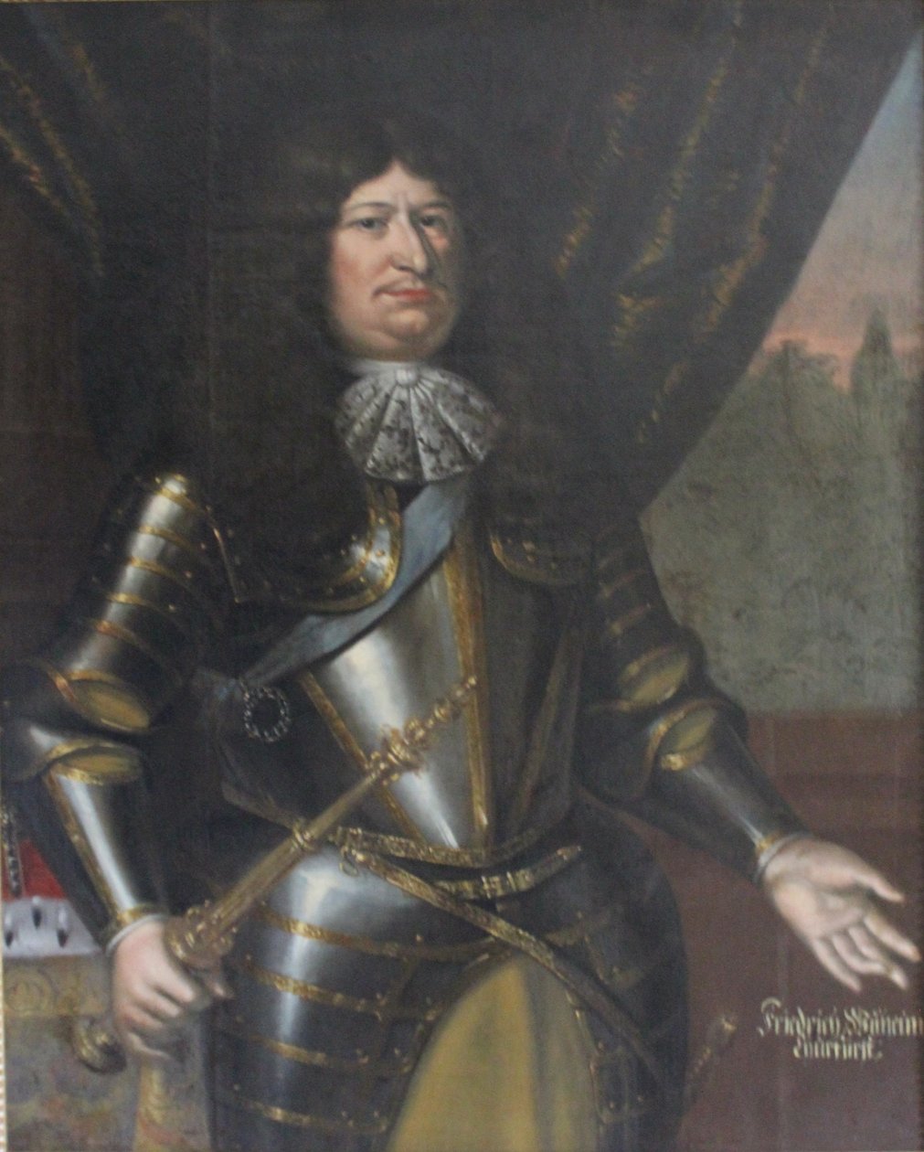 Portret van Frederik Willem van Brandenburg door After Jan de Baen