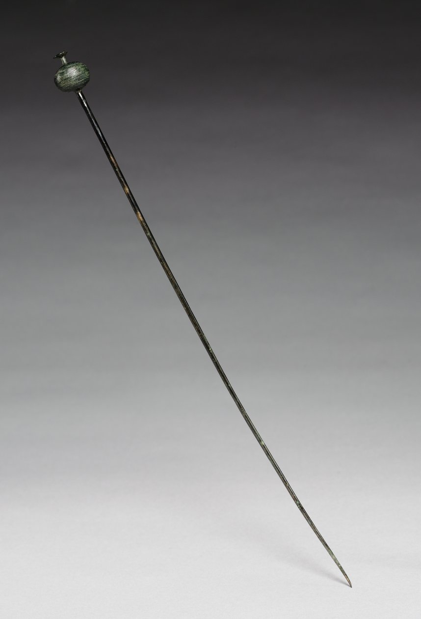 Kledingpin, c.1400 v.Chr. (gegoten en gesmeed brons) door Age Bronze