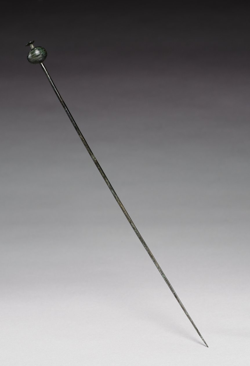 Kledingpin, c.1400 v.Chr. (gegoten en gesmeed brons) door Age Bronze