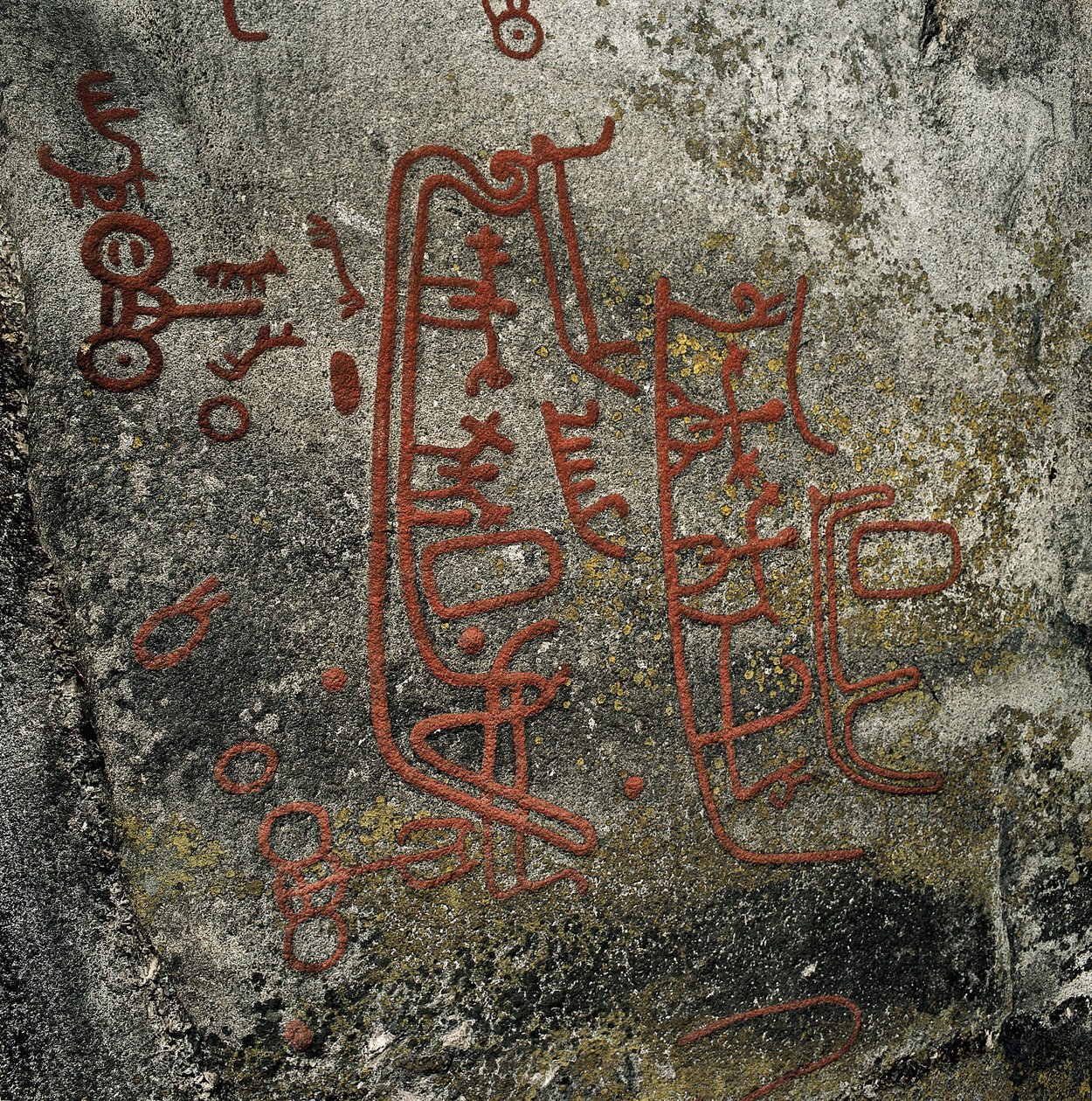 Rotstekeningen: Boot (1000 v.Chr.) door Age Bronze