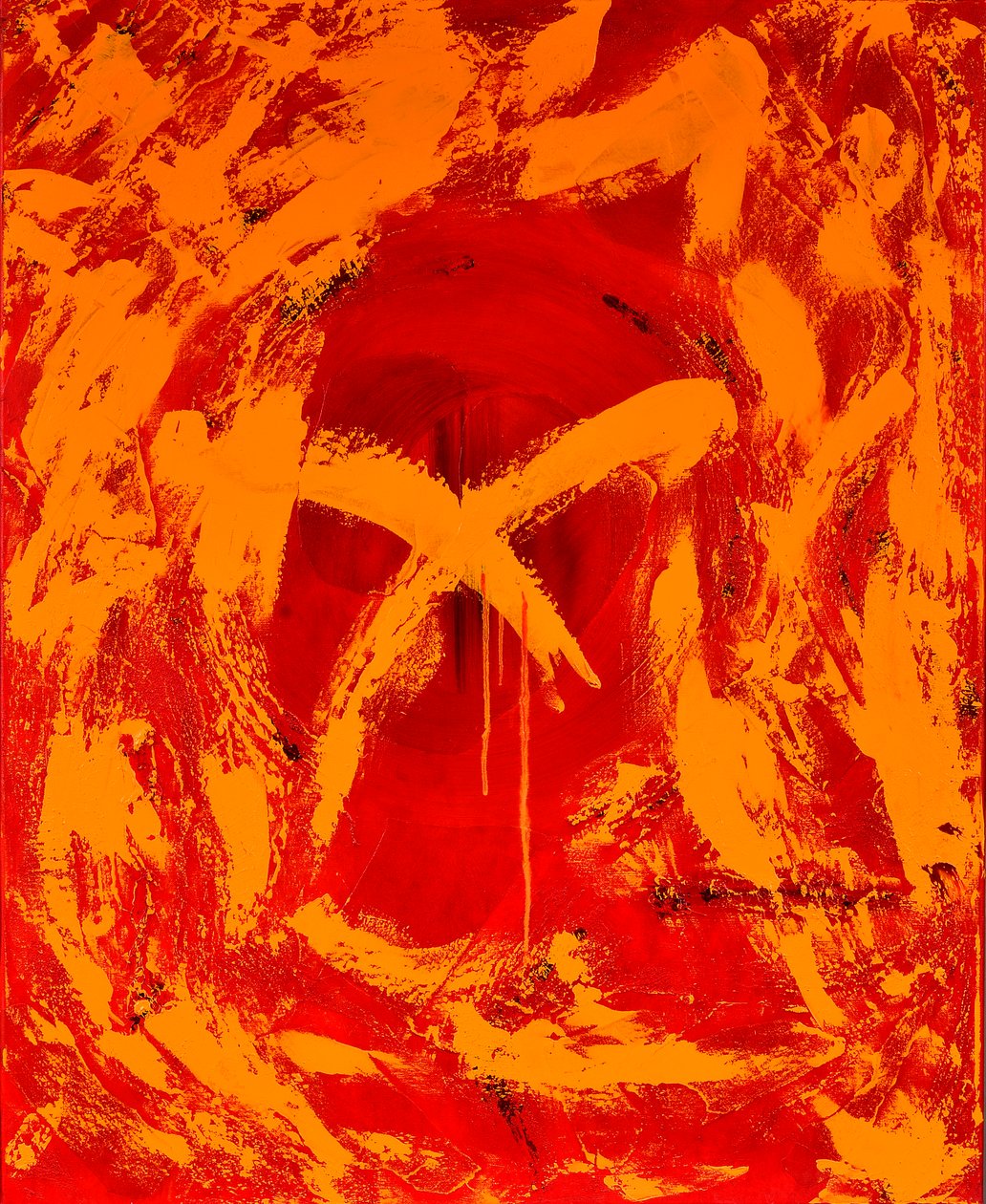 Rood 1, 2014 door Agnes Girardon