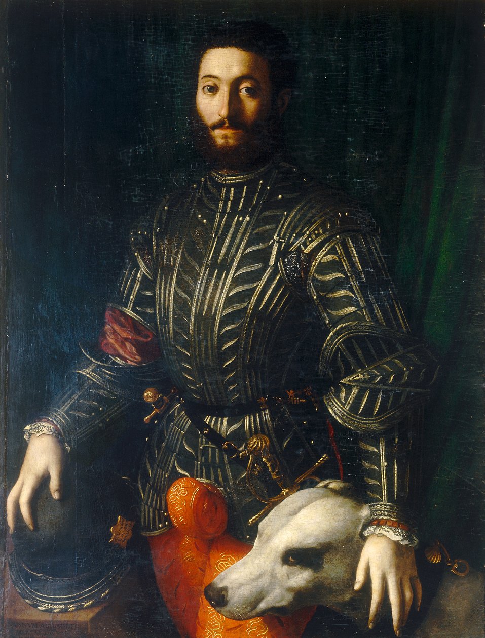 Portret van Guidobaldo da Montefeltro door Agnolo Bronzino