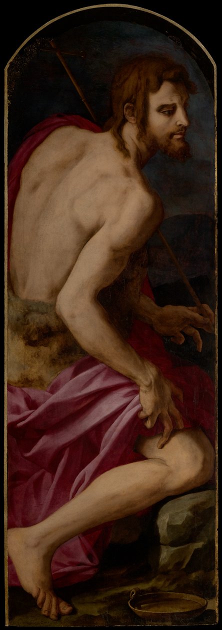 Johannes der Täufer door Agnolo Bronzino