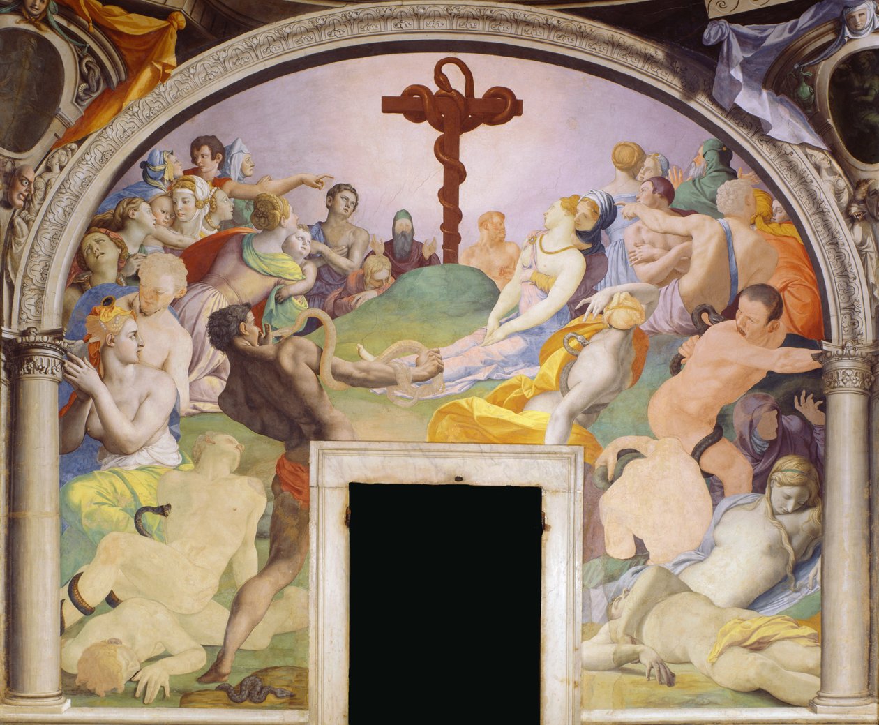 De koperen slang door Agnolo Bronzino