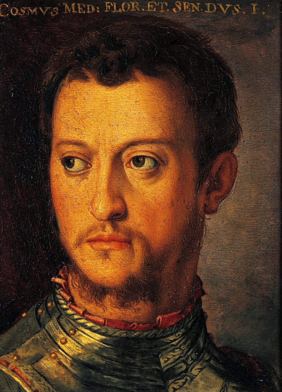 Portret van Cosimo I de Medici door Agnolo Bronzino