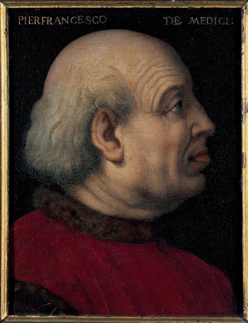 Portret van Pierfrancesco di Lorenzo de
