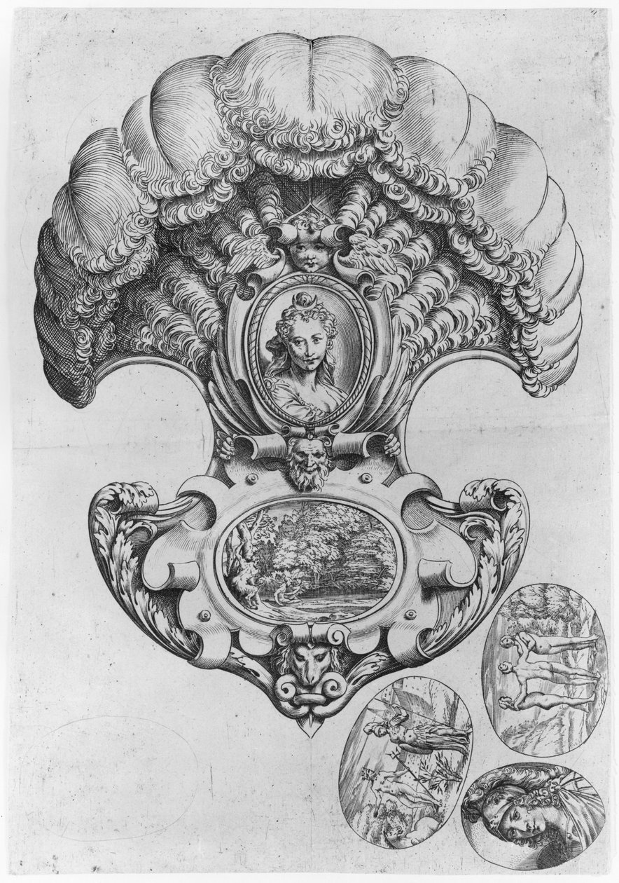 De Waaier door Agostino Carracci
