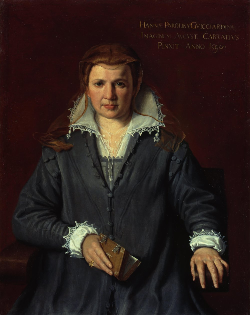 Anna Parolini Guicciardini door Agostino Carracci