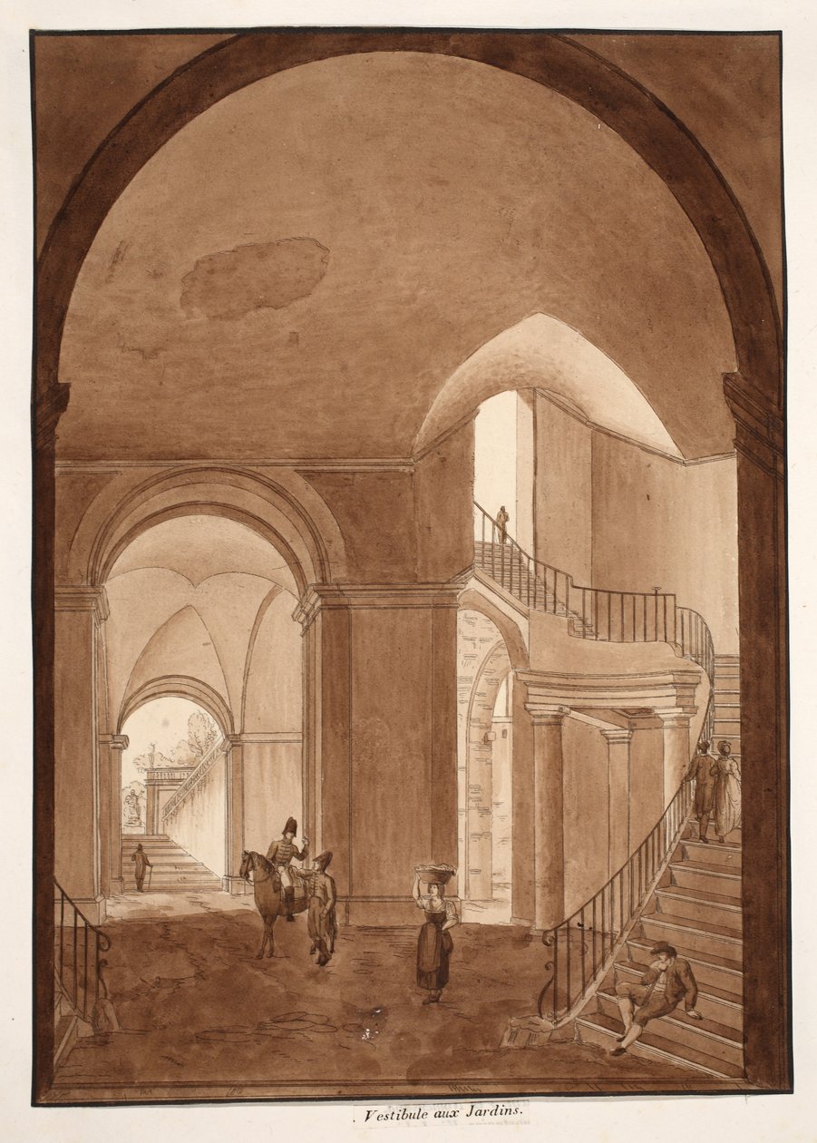 De Tuinen Vestibule van het Palazzo Caetani all