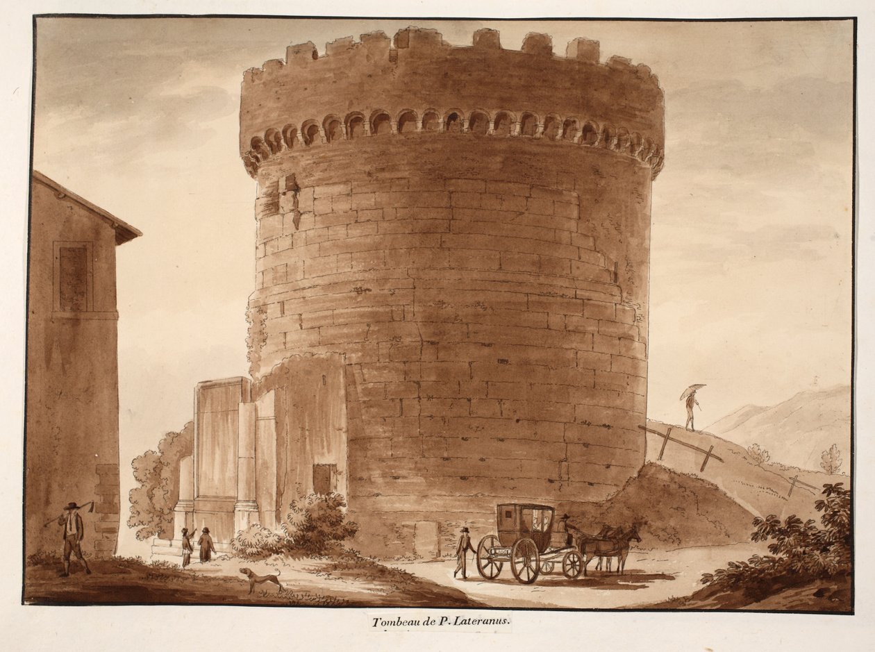 Het graf van de Horatii en Curiatii, 1833 door Agostino Tofanelli