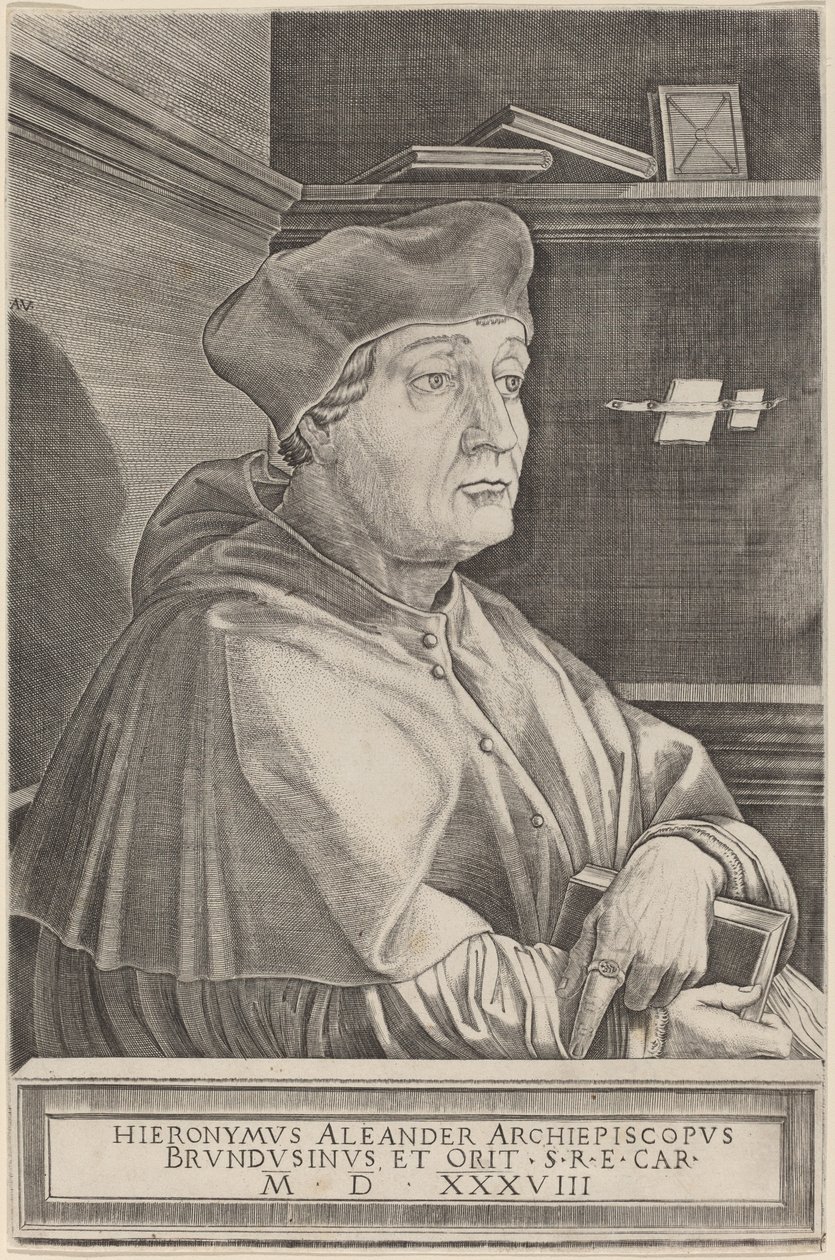 Hieronymus Alexander, Aartsbisschop van Brindisi door Agostino dei Musi