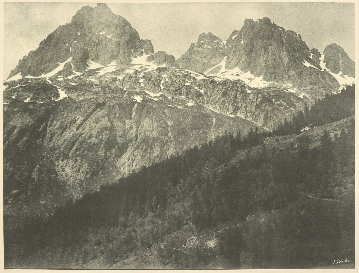 Les Aiguilles Rouges door Aimé Civiale