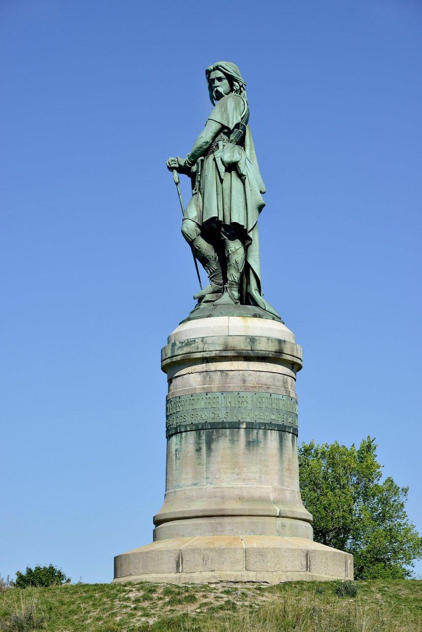 Kolossaal standbeeld van Vercingetorix, Gallische leider door Aime Millet