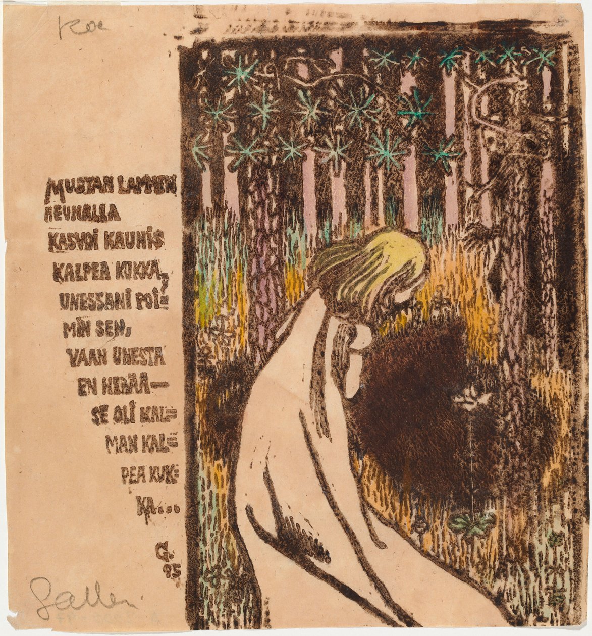 Bloem des Doods door Akseli Gallen-Kallela