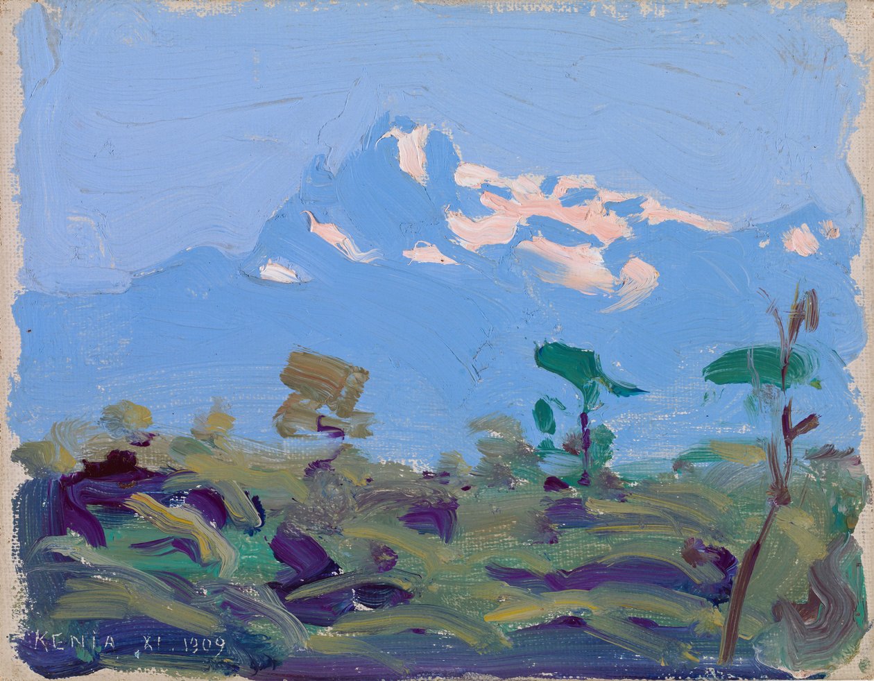 Mount Kenya door Akseli Gallen-Kallela