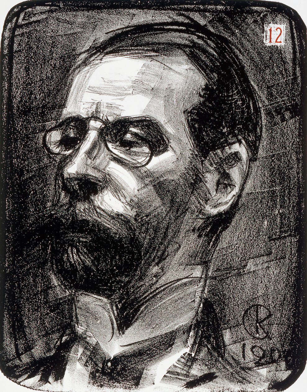 Portret van Axel Berndtson door Akseli Gallen-Kallela
