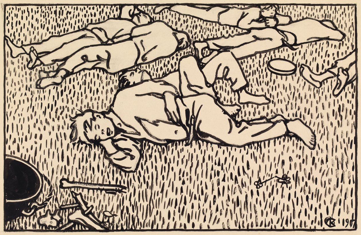 Zonder titel door Akseli Gallen-Kallela