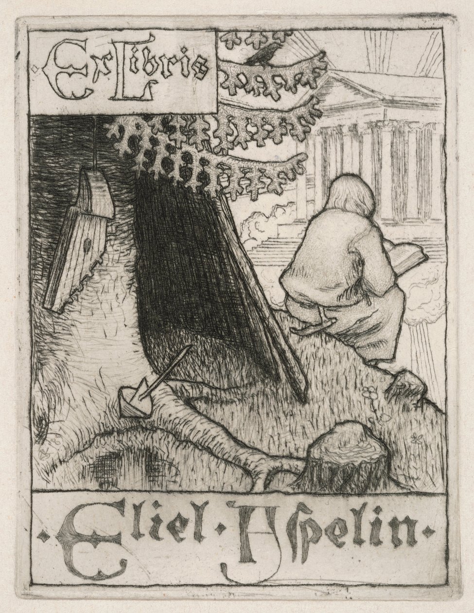 Zonder titel door Akseli Gallen-Kallela