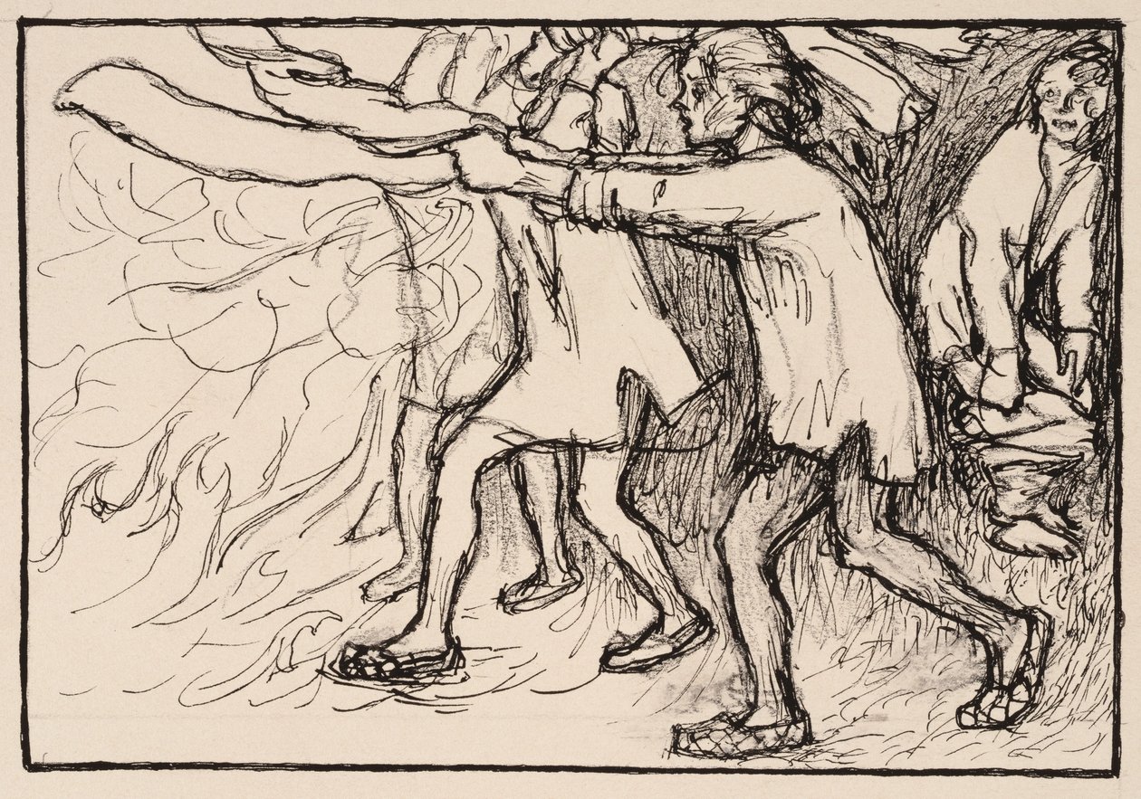 Zonder titel door Akseli Gallen-Kallela