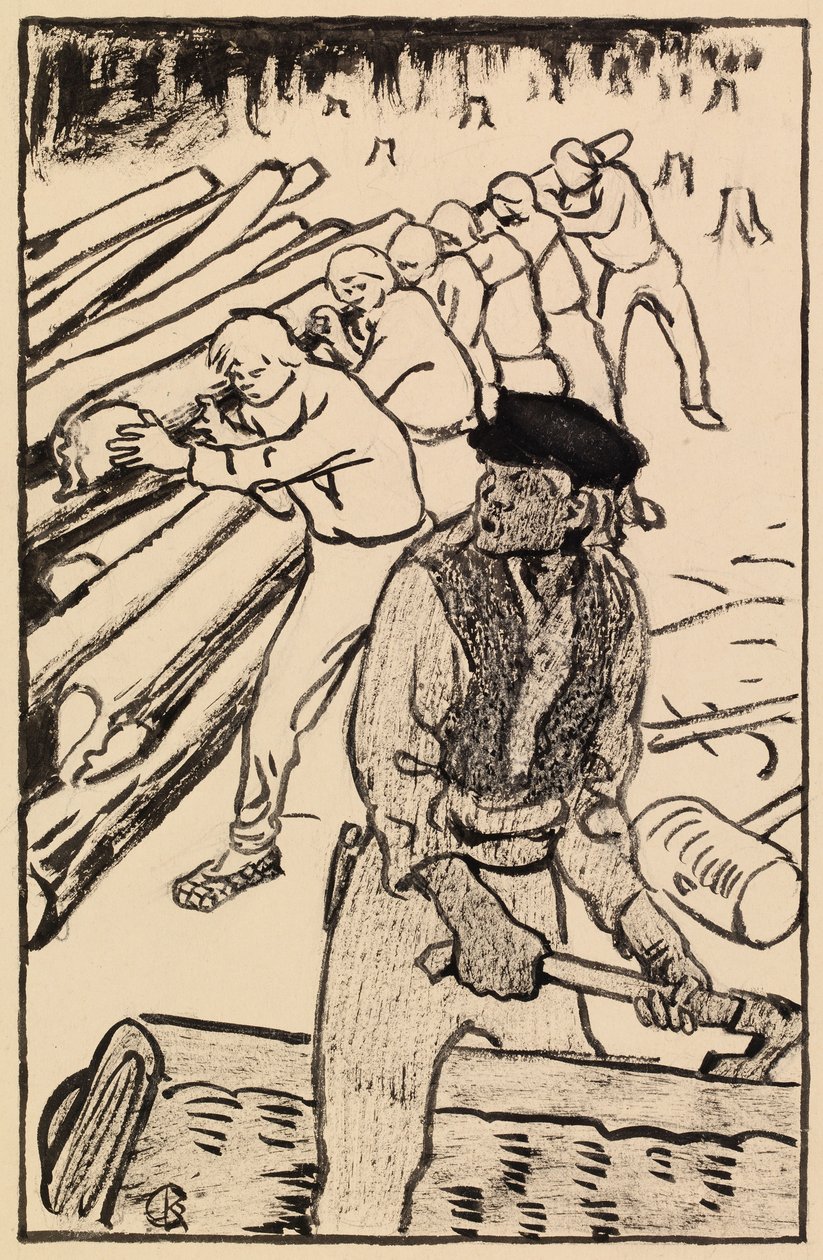 Zonder titel door Akseli Gallen-Kallela