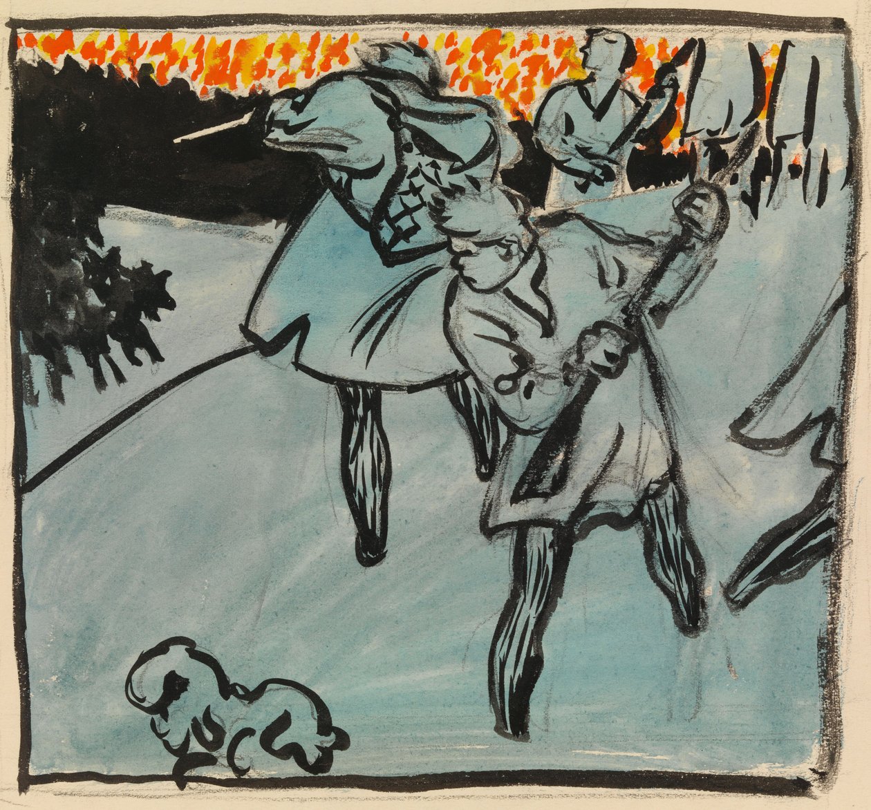 Ohne Titel door Akseli Gallen-Kallela