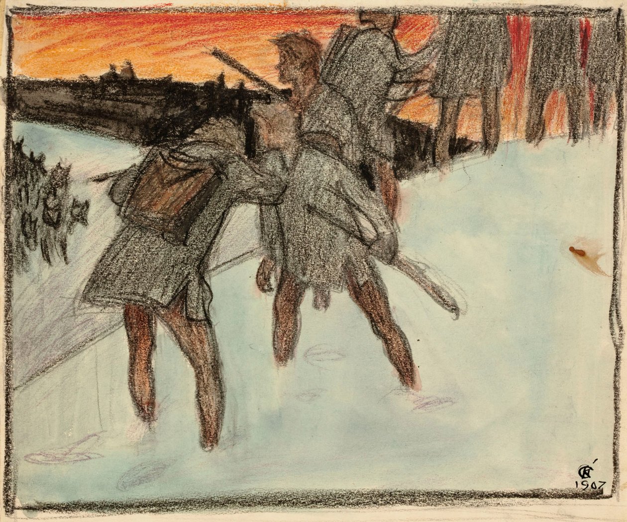 Ohne Titel door Akseli Gallen-Kallela