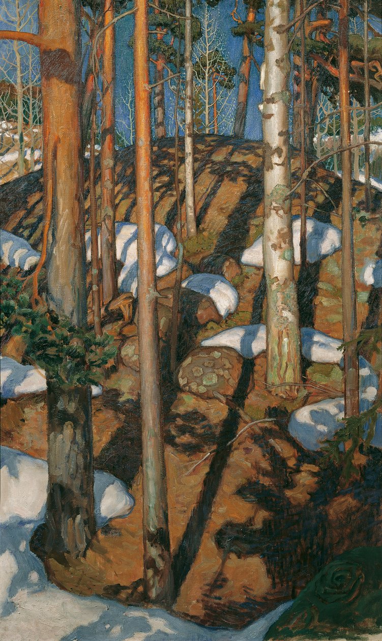 Lente, ca. 1900 door Akseli Gallen Kallela