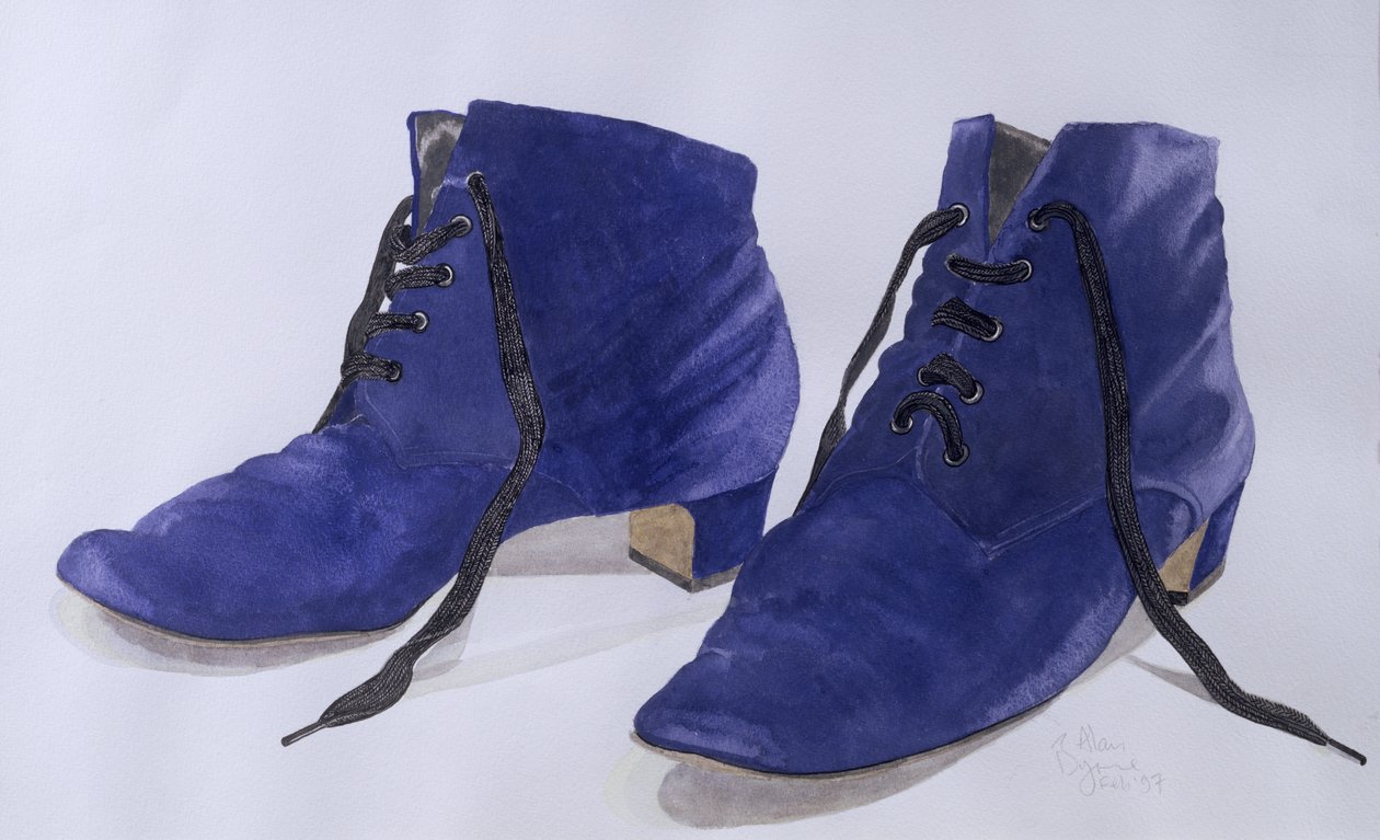 Blauwe Schoenen door Alan Byrne