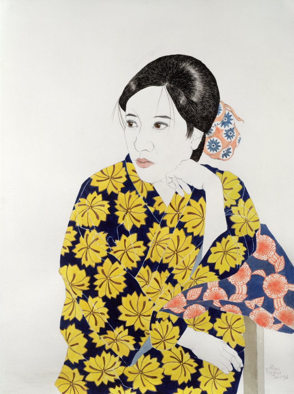 Gele Kimono door Alan Byrne